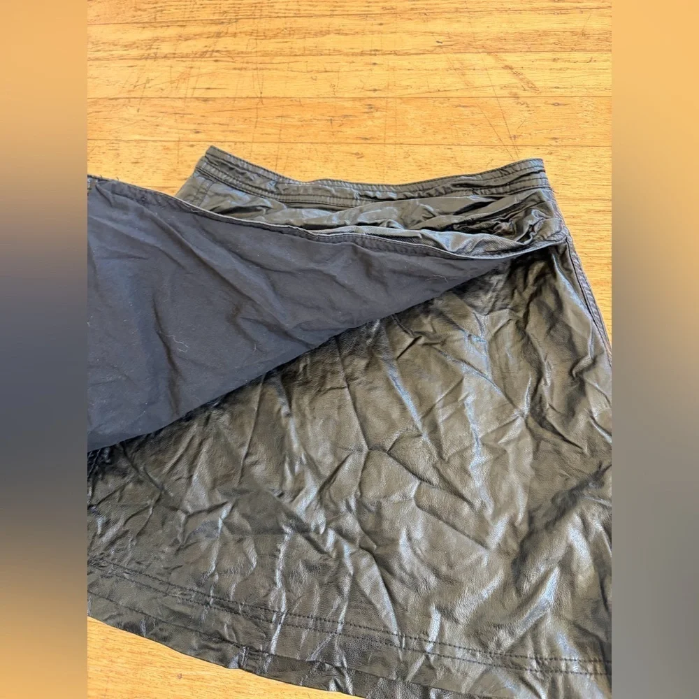 Free people Fake Out Faux leather skirt